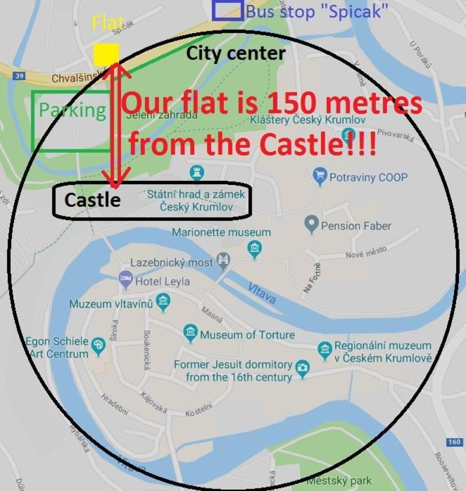 The Best Castle View-Bus Station, Parking, Center Cesky Krumlov Exterior photo